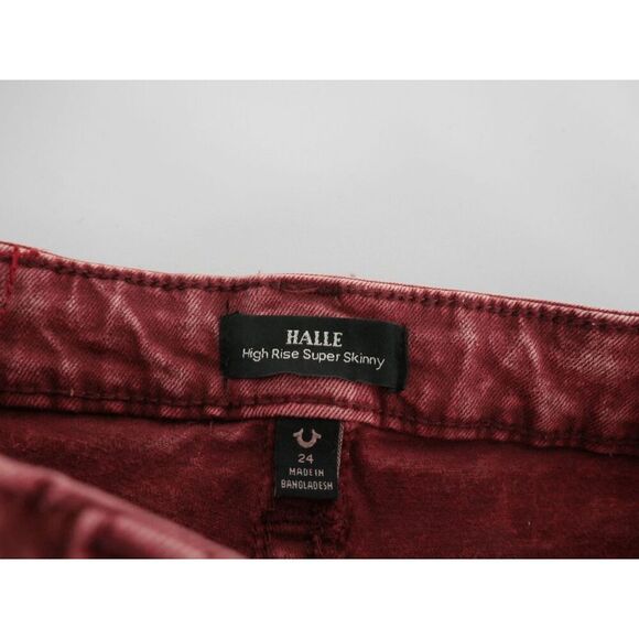 TRUE RELIGION Women's Halle High Rise Super Skinny Jeans 24 - Picture 10 of 12